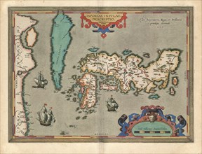 Map, Iaponiae insvlae descriptio, Copperplate print