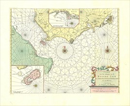Map, Caarte van het inkomen van de Roode Zee van Aden door de Straat Babelmandel tot aan Mocha,
