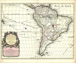 Map, L'Amérique Méridionale dressée sur les observations de Mrs. de l'Académie Royale des Sciences