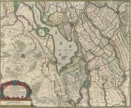 Map, Novissima tabula insvlar. Dordracensis, Alblasser, Crimper, Clvndert etc., Balthasar Florisz.