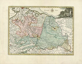 Map, De provincie van Utrecht, Copperplate print