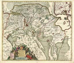 Map, Corectissima nec non novissima dominii et provinciae Groningae et Omlandiae tabula, Frederick