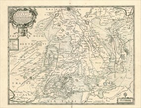 Map, Illustribus ac potentibus comitatus Drentiae D.D. Statoribus ... Reflorescentis Provinciae et