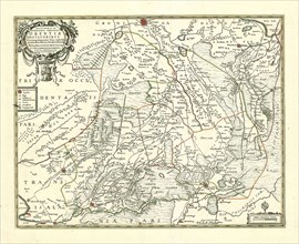 Map, Illustribus ac potentibus comitatus Drentiae DD. Statoribus ... Reflorescentis Provinciae et