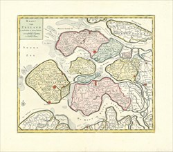 Map, Kaart van Zeeland, Copperplate print