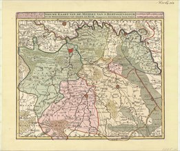 Map, Nieuwe kaart van de Meiery van 's Hertogenbosch, en de heerlykheden van Grave en Kuik, Jacob