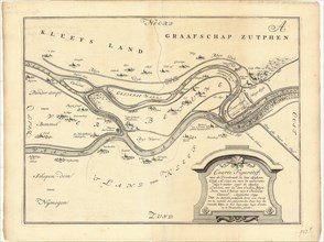Map, Caarte figuratif, van de doorbraak in den Spyksen Dyk A° 1741, en van de exoneratie van 't