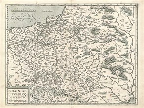 Map, Territorio di Siena con il dvcato di Castro, Copperplate print