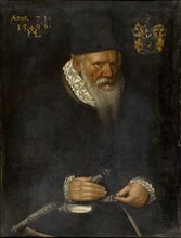 Portrait of Heinrich Luterburg, 1596, oil on canvas, 72.5 x 55.5 cm, unsigned, but dated and
