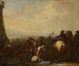 After the Battle, c. 1698, oil on canvas, 56 x 67 cm, unsigned, Georg Philipp Rugendas (1),
