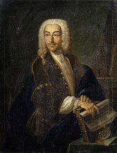 Portrait of the Hofrat Carl Friedrich Drollinger (1688-1742), oil on canvas, 81 x 63.5 cm, unmarked