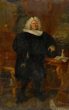 Portrait of the Basel Mayor Emanuel Socin, 1707, oil on canvas, 217 x 138 cm, unmarked., The