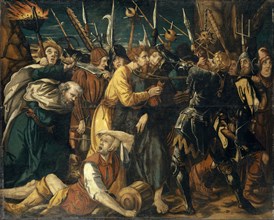 Capture of Christ, mixed media on canvas, 134 x 166 cm, unmarked, Hans Herbst(er), Strassburg
