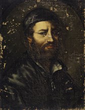 Self Portrait Hans Holbein, c. 1647-1667, oil on canvas, 61.5 x 47.5 cm, inscribed right next to