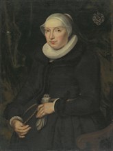 Portrait of Chrischona Jeckelmann, wife of Thomas Platters II., 1617, oil on canvas, 99 x 75 cm,