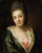 Portrait of Auguste Sulzer, wife of the artist, c. 1771, oil on canvas, 57.6 x 47.4 cm, unsigned,