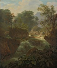 Am Reichenbach, oil on canvas, 55 x 45.5 cm, not marked, Samuel Birmann, Basel 1793–1847 Basel