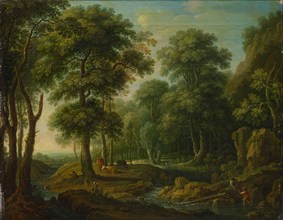 Glade at the edge of the forest, oil on canvas, 40.5 x 51.5 cm, not marked, Philipp Hieronymus