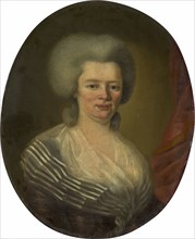 Portrait of Valerie Mieg-Thurneysen, 1786, oil on canvas, 64 x 51.5 cm, signed and dated left above