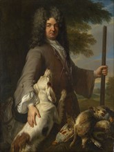 Portrait of a hunter, 1704, oil on canvas, 128.5 x 97 cm, signed and dated lower right: Desportes