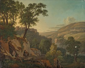 Landscape near Tivoli, oil on canvas, 48 x 58.3 cm, unmarked, Peter Birmann, Basel 1758–1844 Basel