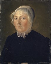Portrait of the artist's mother, Maria Magdalena Miville-Lotz, c. 1824/25, oil on canvas, mounted