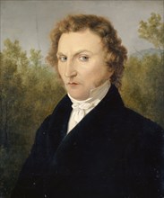 Portrait of the brother-in-law of the artist, dr., Johannes Kissel-Miville, c. 1824, oil on canvas,