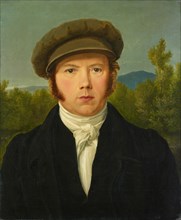 Portrait of the Artist's Brother, Heinrich Miville-Krug, c. 1824, oil on canvas, 59.5 x 49.5 cm,