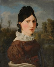 Portrait of the artist's sister-in-law, Elise Miville-Baumann, c. 1824, oil on canvas, 60 x 49 cm,