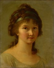 Portrait of a Woman, oil on canvas, 40 x 32.5 cm, unmarked, Marie Louise Élisabeth Vigée-Lebrun,
