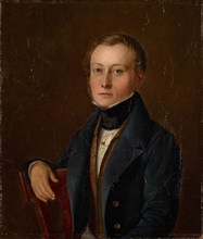 Portrait of Johann Jakob Bachofen (1815-1887), around 1835, oil on canvas, 25.5 x 21.5 cm,
