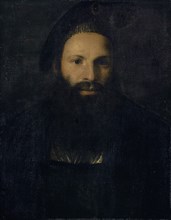 Portrait of Pietro Aretino, 1520/30, oil on canvas, 58.5 x 46.5 cm, unsigned, Venezianischer