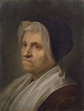 Breast portrait of an old woman, 1726, oil on canvas, 40 x 30 cm, signed and dated left above the