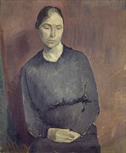 Portrait of a Woman (Frau Isch), around 1915, oil on canvas, 85.5 x 71 cm, unsigned, Franz Marent,