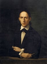 Portrait of the painter Friedrich Overbeck, 1846, oil on canvas, 98.5 x 74 cm, inscribed on the