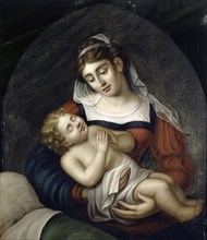 Madonna and Child, 1817, oil on canvas, 86 x 75 cm, not specified, Emilie Linder, Basel 1797–1867