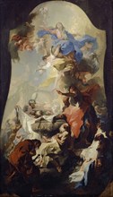 The Assumption of Mary, c. 1757/58, oil on canvas, 64 x 37 cm, unsigned, Franz Anton Maulbertsch,