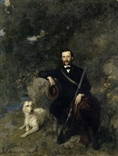 Portrait of Colonel Rudolf Merian-Iselin, 1864, oil on canvas, 102 x 77 cm, signed and dated lower