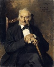 Portrait of my uncle Ernst Rinck von Grenzach, 1898, oil on canvas, 97.5 x 79 cm, signed and dated