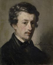 Portrait of the painter Daniel Ostermann (1830-1853), 1853, oil on canvas, 45.5 x 37.5 cm, signed