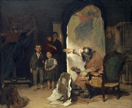 The Genre Painter, between 1866 and 1919, oil on canvas, 66.5 x 80 cm, unmarked, Theophil