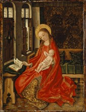 Madonna and Child in an Interior, c. 1490/95, mixed media on oak, 27 x 20.5 cm, unmarked,