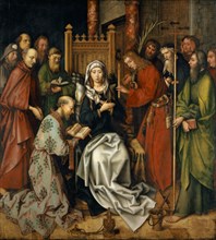 The Marian Death, 1501, mixed technique on fir wood, 167.5 x 151.5 cm, unmarked., In the upper