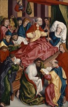 Death of Mary, c. 1480/90, mixed wood technique on coniferous wood, 75.8 x 48.7 cm, unmarked,