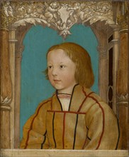 Portrait of a boy with blond hair, c. 1516, mixed technique on fir wood, 33.5 x 27 cm, unsigned,
