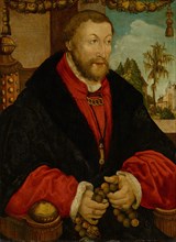 Portrait of Wolfgang, Count Palatine near Rhine (?), C. 1525, oil on lime wood, 62.5 x 45.9 cm,