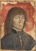 Portrait of a Young Man, c. 1490, mixed technique on parchment, mounted on basswood, 26.3 x 18.5 cm