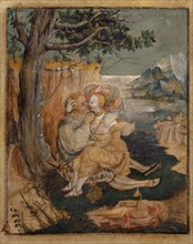 Lovers, around 1520 (?), Tempera on parchment, mounted on lime wood, 14.5 x 11.7 cm, unsigned, Urs