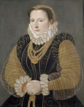 Portrait of Eva Truchsess von Rheinfelden, 1580, oil on canvas, 54 x 42.5 cm, unmarked, but dated