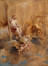 The Holy Trinity, c. 1616-1617, oil on oak wood, 64.3 x 46.3 cm, unmarked, Peter Paul Rubens,